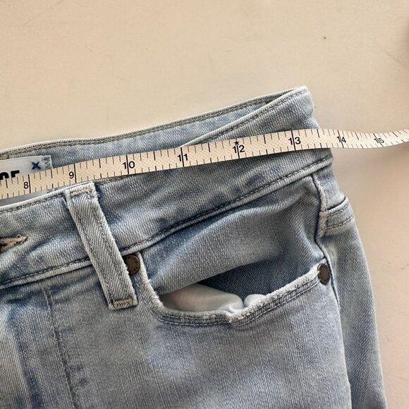 PAIGE women's Hoxton Crop Skinny Leg Light denim Jeans Size 27 - Picture 7 of 11